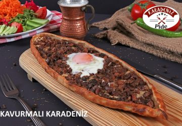 Kavurmalı Karadeniz Pidesi